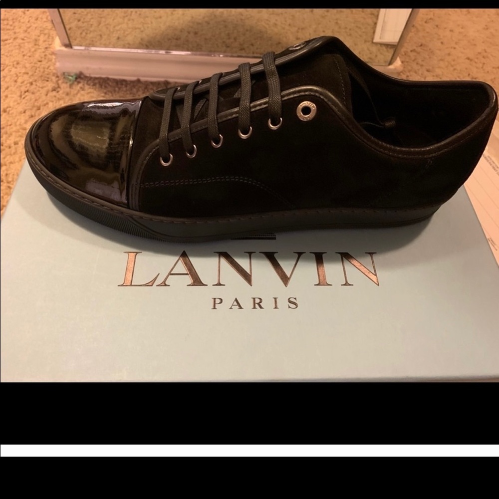 Lanvin black sneakers